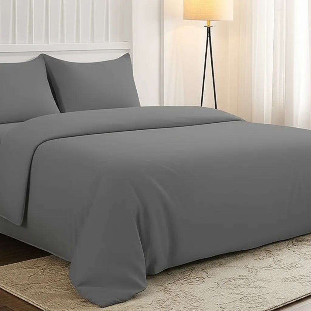 Gray Bamboo Bed Sheets - Cooling Comfort For Modern Bedrooms
