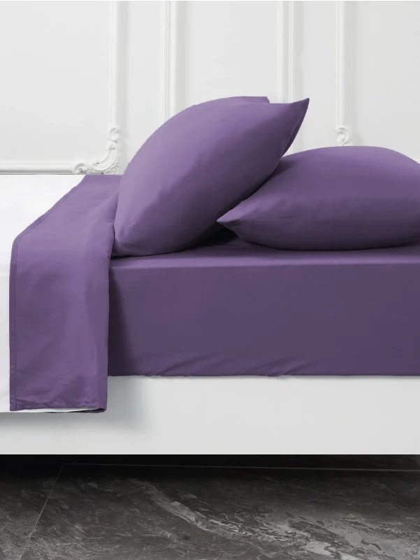 Violet Bamboo Pillow Cases Sets - Cool & Cozy Bamboo Pillowcases for Sleep